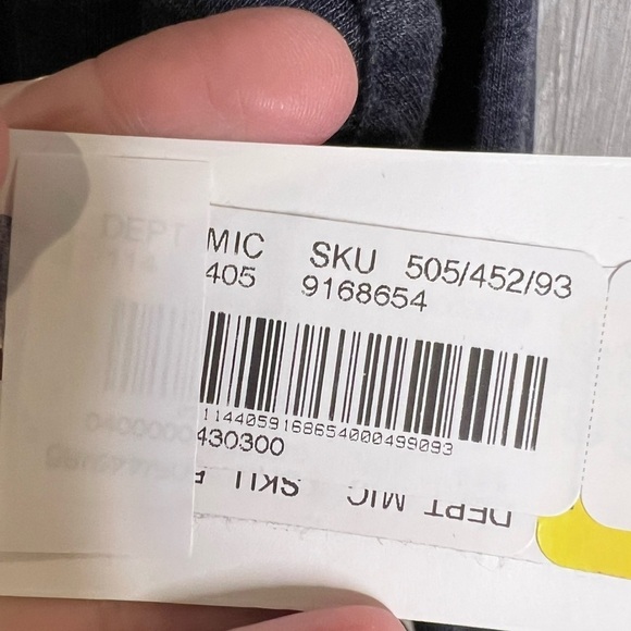 327. NWT Westbound Denim Gray Oversized Pullover Sweatshirt 3X - Picture 7 of 7